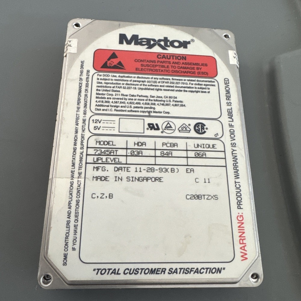 Maxtor‎ 7345AT Hard Drive